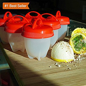 Set of 6 Silicone Egg Boiling Bags